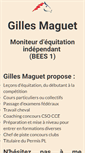 Mobile Screenshot of etretat-equitation.fr
